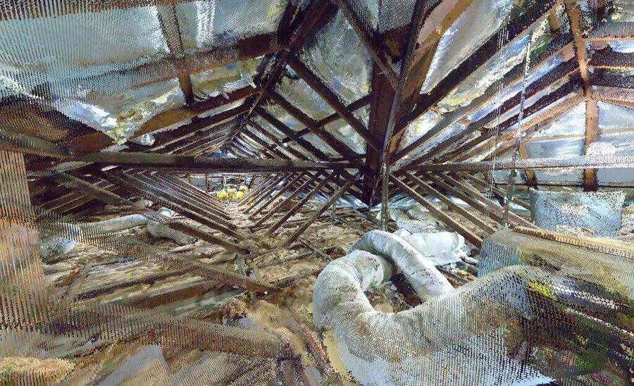 The Coro Hotel (ceiling) sample scan preview - Brisbane Point Cloud