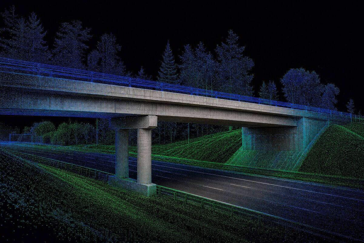 Civil infrastructure LiDAR point cloud survey - Brisbane Point Cloud