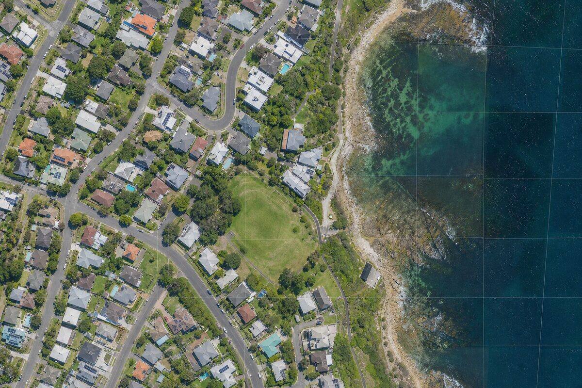 Aerial photogrammetry drone survey producing ortho-mosaic - Brisbane Point Cloud
