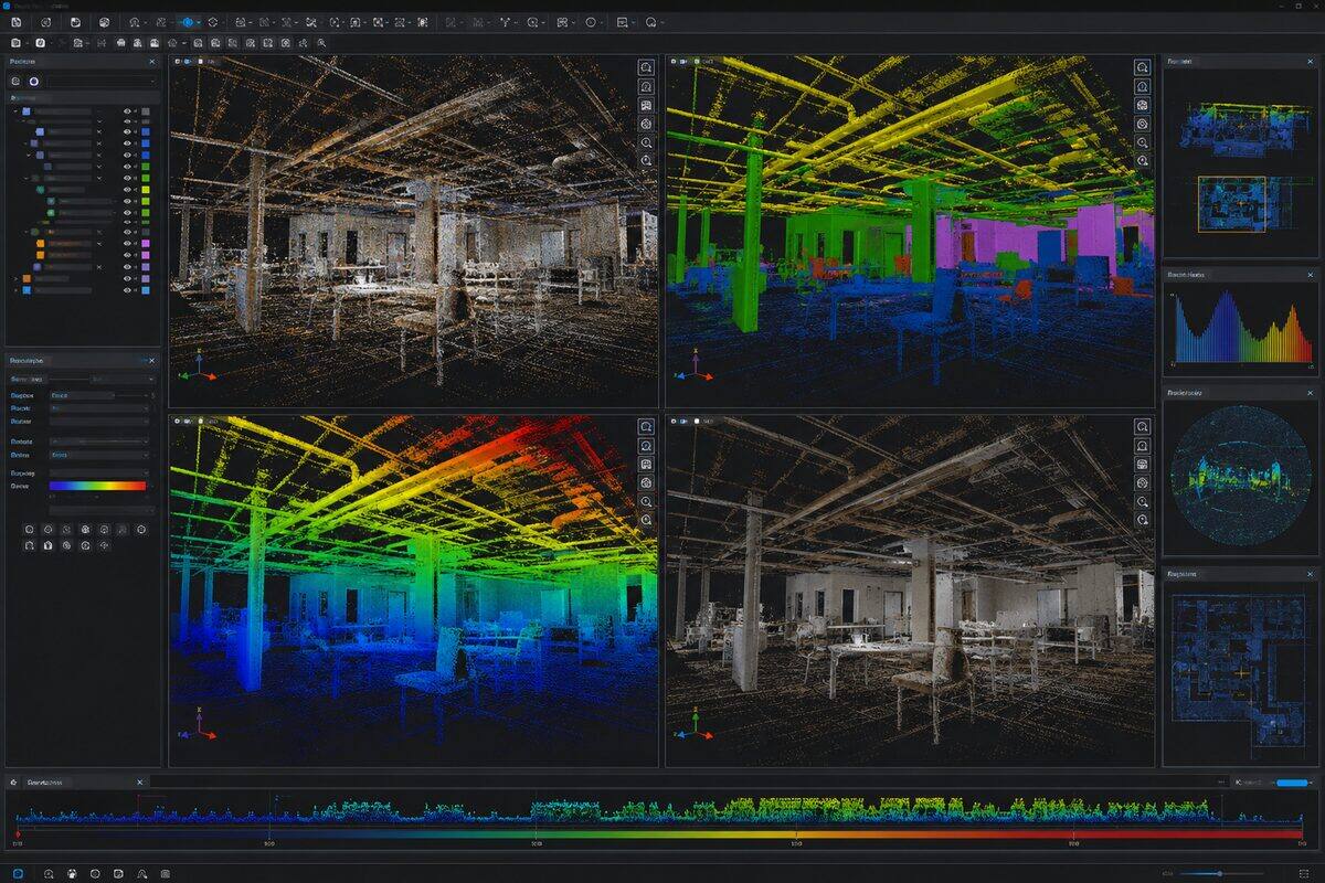 Point cloud data processing and classification workflow - Brisbane Point Cloud
