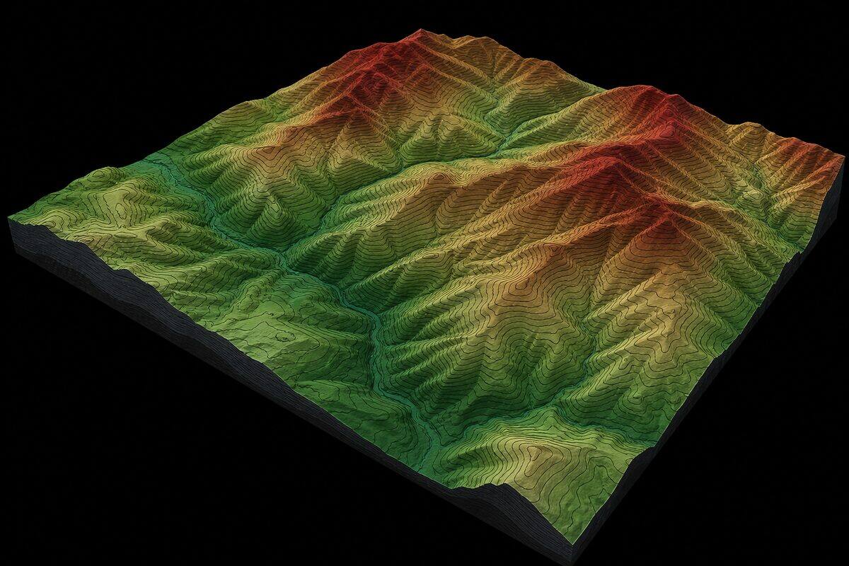 Topographic land survey using UAV LiDAR and laser scanning - Brisbane Point Cloud